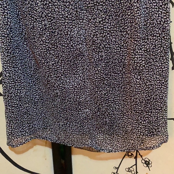 Zara Black/White Animal Print W/Gold Stripes Mini Skirt Embellished WBelt Scarf - Picture 13 of 16